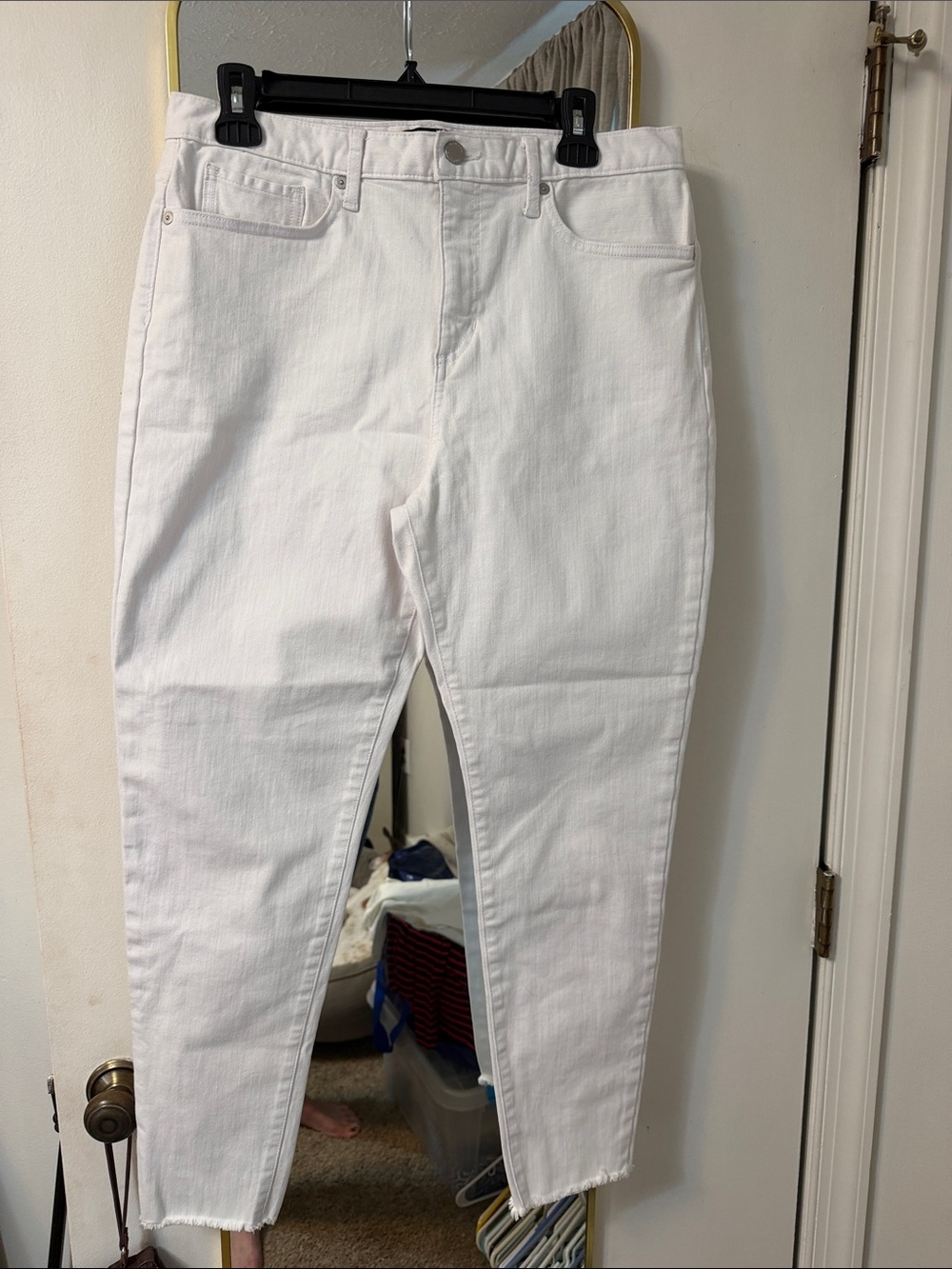 Banana Republic White mid-Rise Women's Jeans